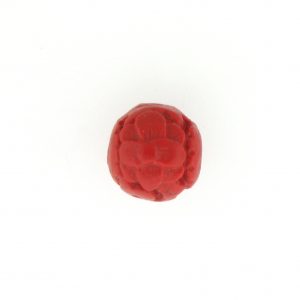 9060 - 12mm Round Cinnabar Bead - Red 9060 - 12mm Round Cinnabar Bead - Red