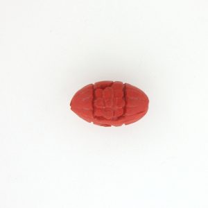 9066 - 9x15mm Oval Cinnabar Bead - Red 9066 - 9x15mm Oval Cinnabar Bead - Red