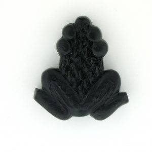 9068 - 30x32mm Cinnabar Frog - Black 9068 - 30x32mm Cinnabar Frog - Black