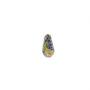 9082C - 17x8mm Drop Cloisonne Bead - Blue 9082C - 17x8mm Drop Cloisonne Bead - Blue