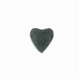 9063 - 15mm Cinnabar Heart - Black 9063 - 15mm Cinnabar Heart - Black