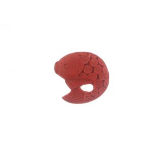 9069 - 29mm Cinnabar Fish - Red 9069 - 29mm Cinnabar Fish - Red