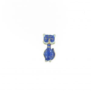 8614P - 14x32mm Fancy Porcelain Animal Bead - Cat 8614P - 14x32mm Fancy Porcelain Animal Bead - Cat