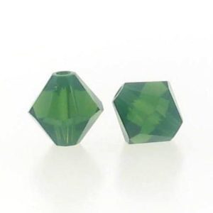 5301/5328 - 4mm Swarovski Bicone Bead - Palace Green Opal 5301/5328 - 4mm Swarovski Bicone Bead - Palace Green Opal