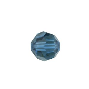 5000 - 7mm Swarovski Round Crystal Bead - Montana 5000 - 7mm Swarovski Round Crystal Bead - Montana
