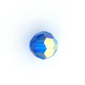 5000 - 7mm Swarovski Round Crystal Bead - Capri Blue AB 5000 - 7mm Swarovski Round Crystal Bead - Capri Blue AB