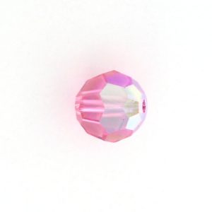 5000 - 7mm Swarovski Round Crystal Bead - Rose AB 5000 - 7mm Swarovski Round Crystal Bead - Rose AB