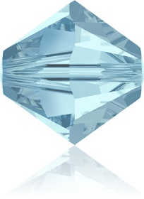 5301/5328 - 10mm Swarovski Bicone Bead - Aquamarine 5301/5328 - 10mm Swarovski Bicone Bead - Aquamarine