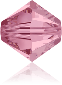 5301/5328 - 10mm Swarovski Bicone Bead - Light Rose 5301/5328 - 10mm Swarovski Bicone Bead - Light Rose