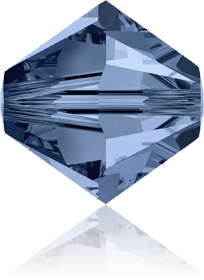 5301/5328 - 10mm Swarovski Bicone Bead - Montana 5301/5328 - 10mm Swarovski Bicone Bead - Montana