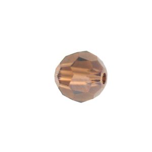 5000 - 7mm Swarovski Round Crystal Bead - Smoked Topaz 5000 - 7mm Swarovski Round Crystal Bead - Smoked Topaz