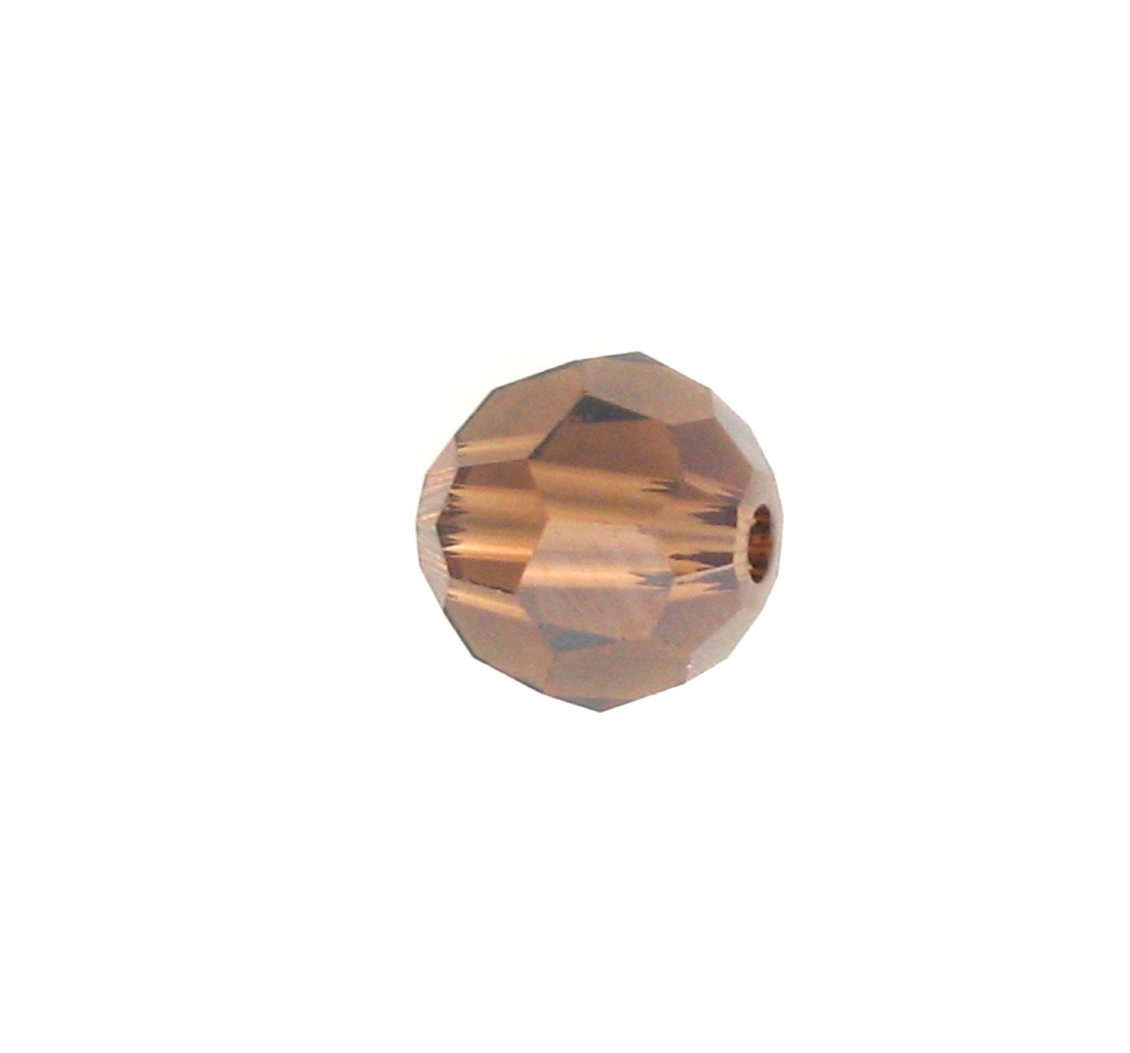 5000 - 7mm Swarovski Round Crystal Bead - Smoked Topaz 5000 - 7mm Swarovski Round Crystal Bead - Smoked Topaz