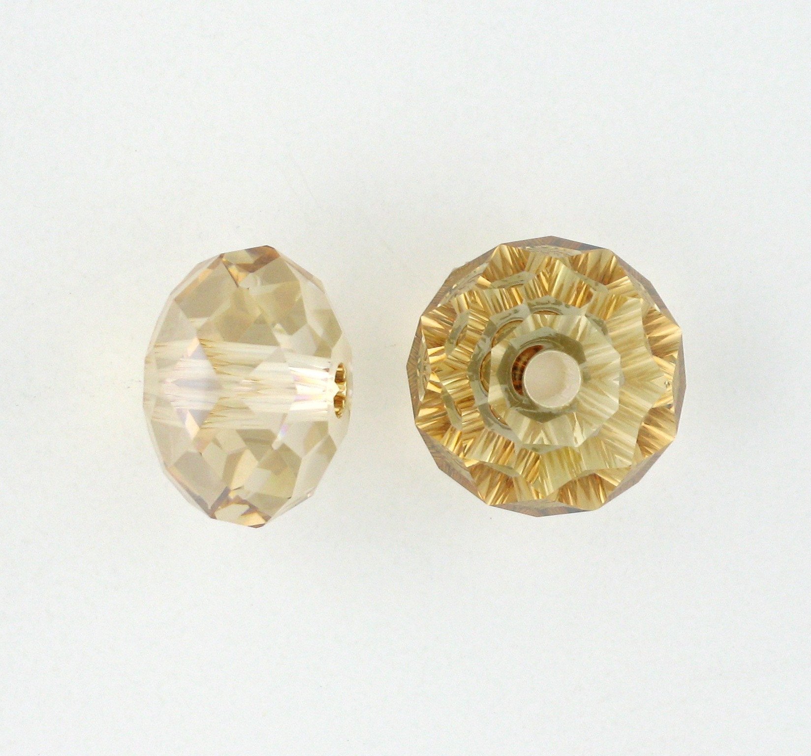 5041 - 12mm Swarovski Briolette Beads (Large Hole) - Golden Shadow 5041 - 12mm Swarovski Briolette Beads (Large Hole) - Golden Shadow