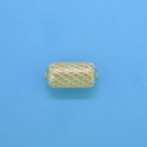 1077 - 6.2x13mm Gold Filled Fancy Bead