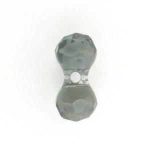 5150 - 11x6mm Swarovski Crystal Modular Bead - Black Diamond 5150 - 11x6mm Swarovski Crystal Modular Bead - Black Diamond