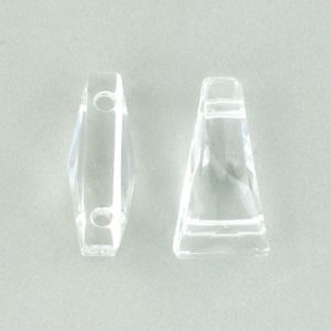 5181 - 13x7mm Swarovski Keystone Bead (Two Holes) - Crystal 5181 - 13x7mm Swarovski Keystone Bead (Two Holes) - Crystal