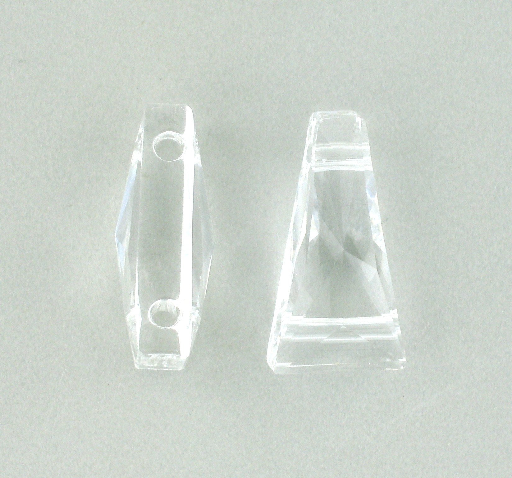 5181 - 13x7mm Swarovski Keystone Bead (Two Holes) - Crystal 5181 - 13x7mm Swarovski Keystone Bead (Two Holes) - Crystal