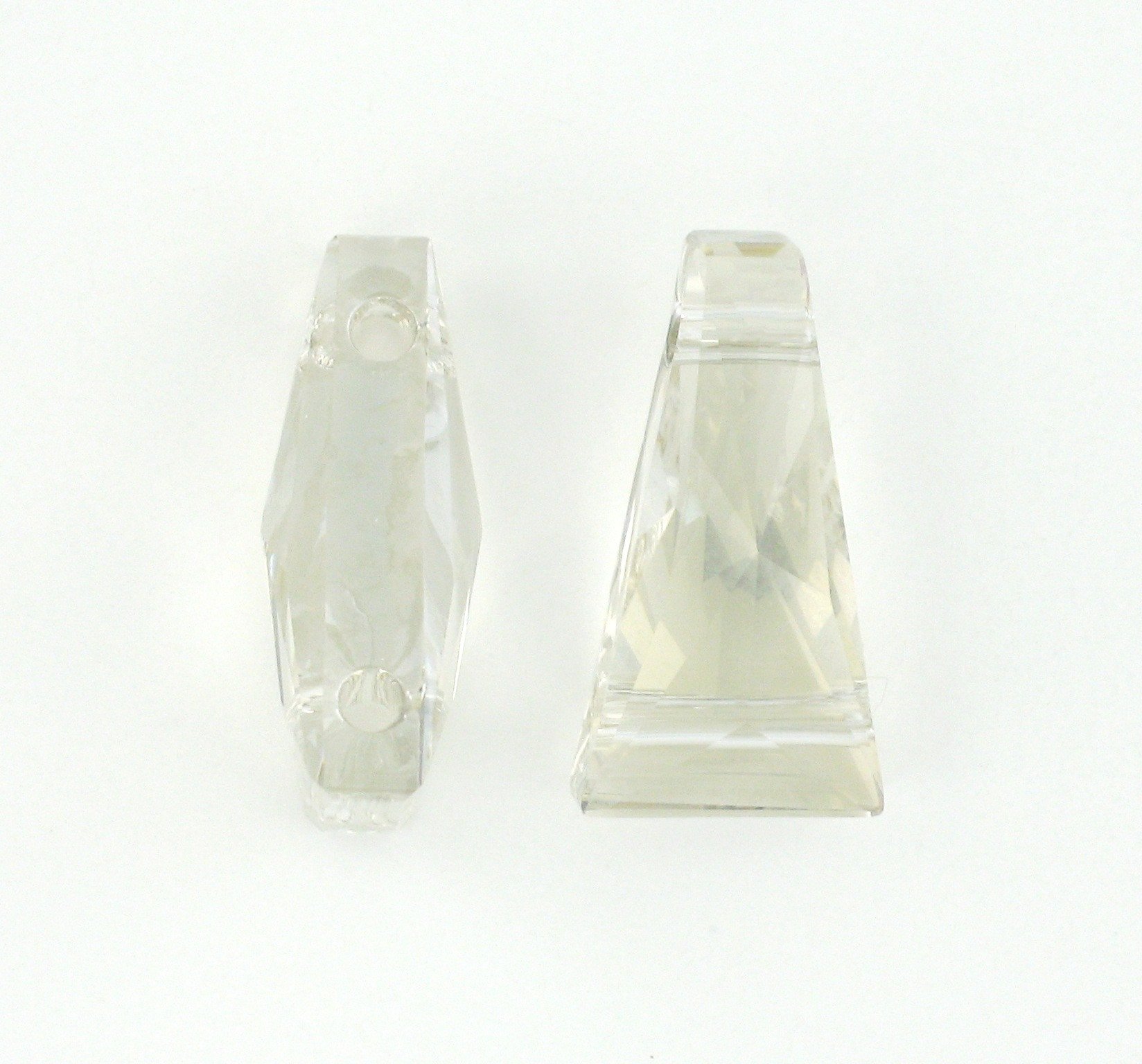 5181 - 13x7mm Swarovski Keystone Bead (Two Holes) - Silver Shade 5181 - 13x7mm Swarovski Keystone Bead (Two Holes) - Silver Shade