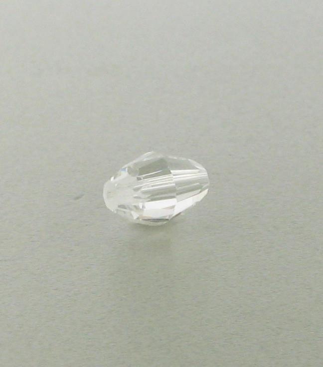 5200 - 7.5x5mm Swarovski Crystal Oval Bead - Crystal 5200 - 7.5x5mm Swarovski Crystal Oval Bead - Crystal