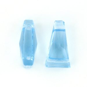 5181 - 17x9mm Swarovski Keystone Bead (Two Holes) - Aquamarine 5181 - 17x9mm Swarovski Keystone Bead (Two Holes) - Aquamarine