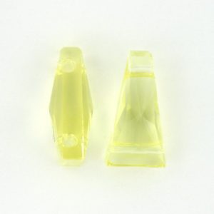 5181 - 17x9mm Swarovski Keystone Bead (Two Holes) - Jonquil 5181 - 17x9mm Swarovski Keystone Bead (Two Holes) - Jonquil