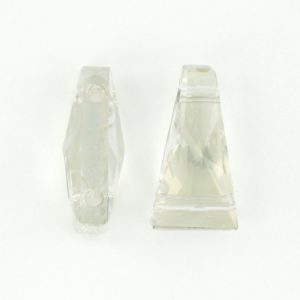 5181 - 17x9mm Swarovski Keystone Bead (Two Holes) - Silver Shade 5181 - 17x9mm Swarovski Keystone Bead (Two Holes) - Silver Shade