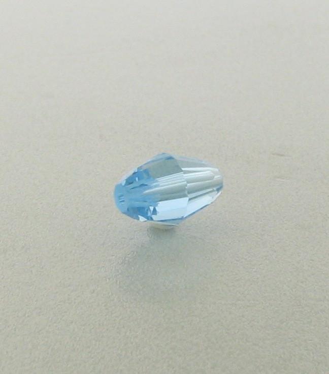 5200 - 9x6mm Swarovski Crystal Oval Bead - Aquamarine 5200 - 9x6mm Swarovski Crystal Oval Bead - Aquamarine