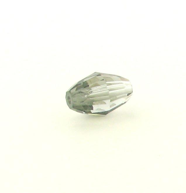 5200 - 9x6mm Swarovski Crystal Oval Bead - Black Diamond 5200 - 9x6mm Swarovski Crystal Oval Bead - Black Diamond