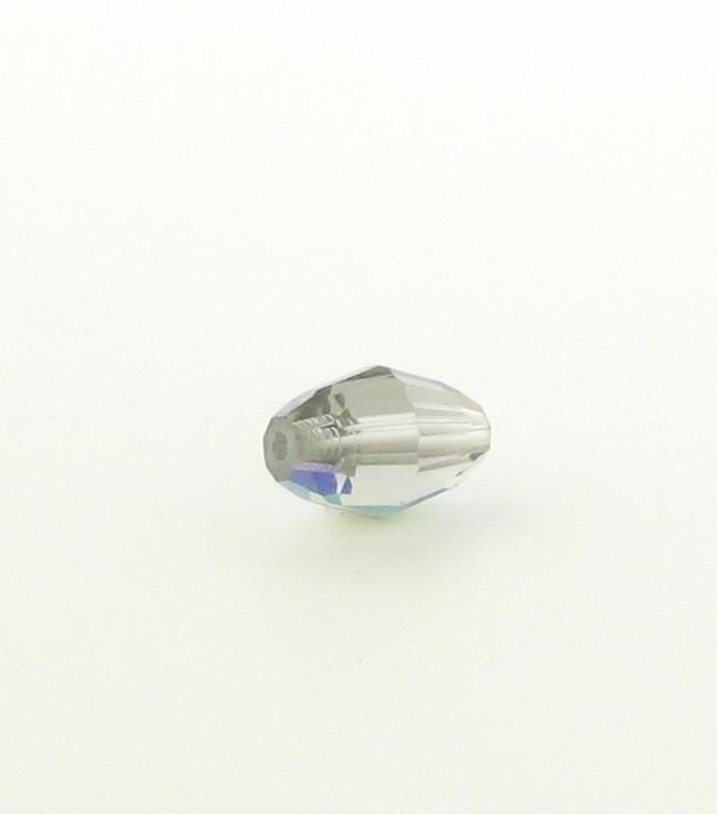 5200 - 9x6mm Swarovski Crystal Oval Bead - Black Diamond AB 5200 - 9x6mm Swarovski Crystal Oval Bead - Black Diamond AB