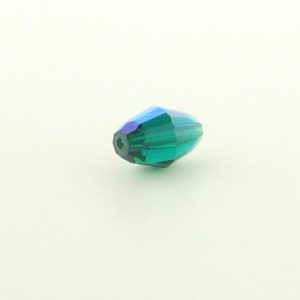 5200 - 9x6mm Swarovski Crystal Oval Bead - Emerald AB 5200 - 9x6mm Swarovski Crystal Oval Bead - Emerald AB