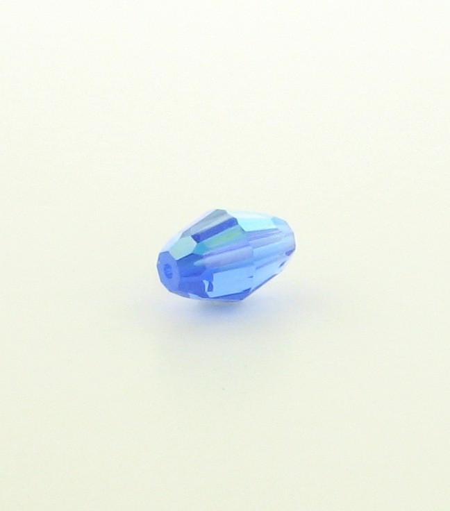 5200 - 9x6mm Swarovski Crystal Oval Bead - Sapphire AB 5200 - 9x6mm Swarovski Crystal Oval Bead - Sapphire AB