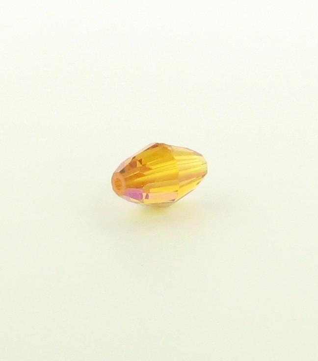 5200 - 9x6mm Swarovski Crystal Oval Bead - Topaz AB 5200 - 9x6mm Swarovski Crystal Oval Bead - Topaz AB