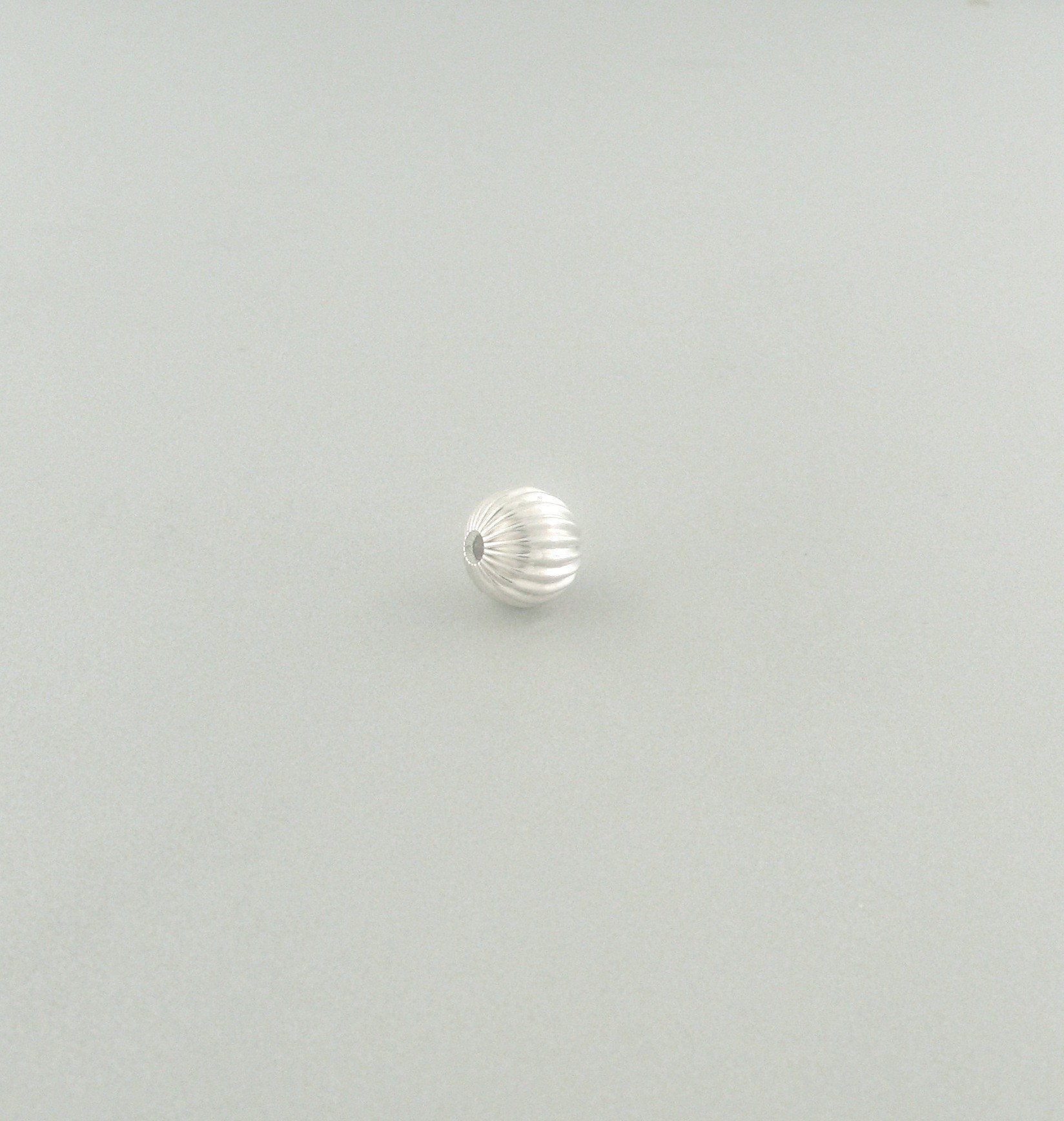 571 - 3mm Sterling Silver Corrugated Round Bead 571 - 3mm Sterling Silver Corrugated Round Bead