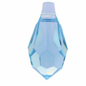 6000 - 11x5.5mm Swarovski Crystal Drop Pendants - Aquamarine 6000 - 11x5.5mm Swarovski Crystal Drop Pendants - Aquamarine