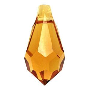 6000 - 11x5.5mm Swarovski Crystal Drop Pendants - Topaz 6000 - 11x5.5mm Swarovski Crystal Drop Pendants - Topaz