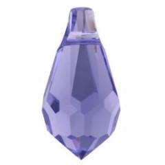 6000 - 13x6.5mm Swarovski Crystal Drop Pendants - Tanzanite 6000 - 13x6.5mm Swarovski Crystal Drop Pendants - Tanzanite