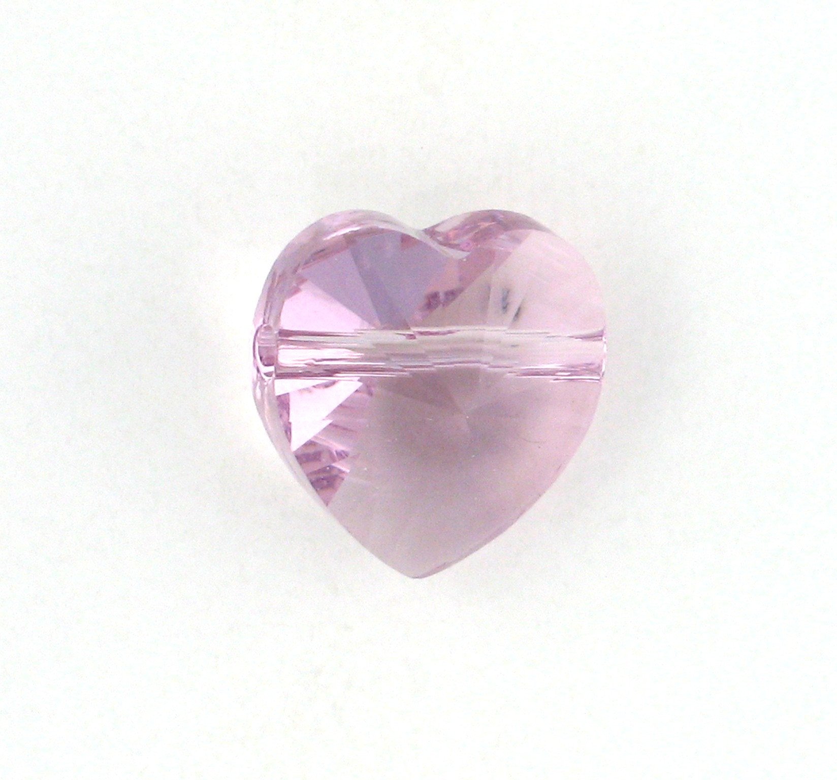 5742 - 10mm Swarovski Crystal Heart Bead - Light Amethyst 5742 - 10mm Swarovski Crystal Heart Bead - Light Amethyst