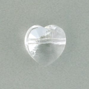 5742 - 8mm Swarovski Crystal Heart Bead - Crystal 5742 - 8mm Swarovski Crystal Heart Bead - Crystal