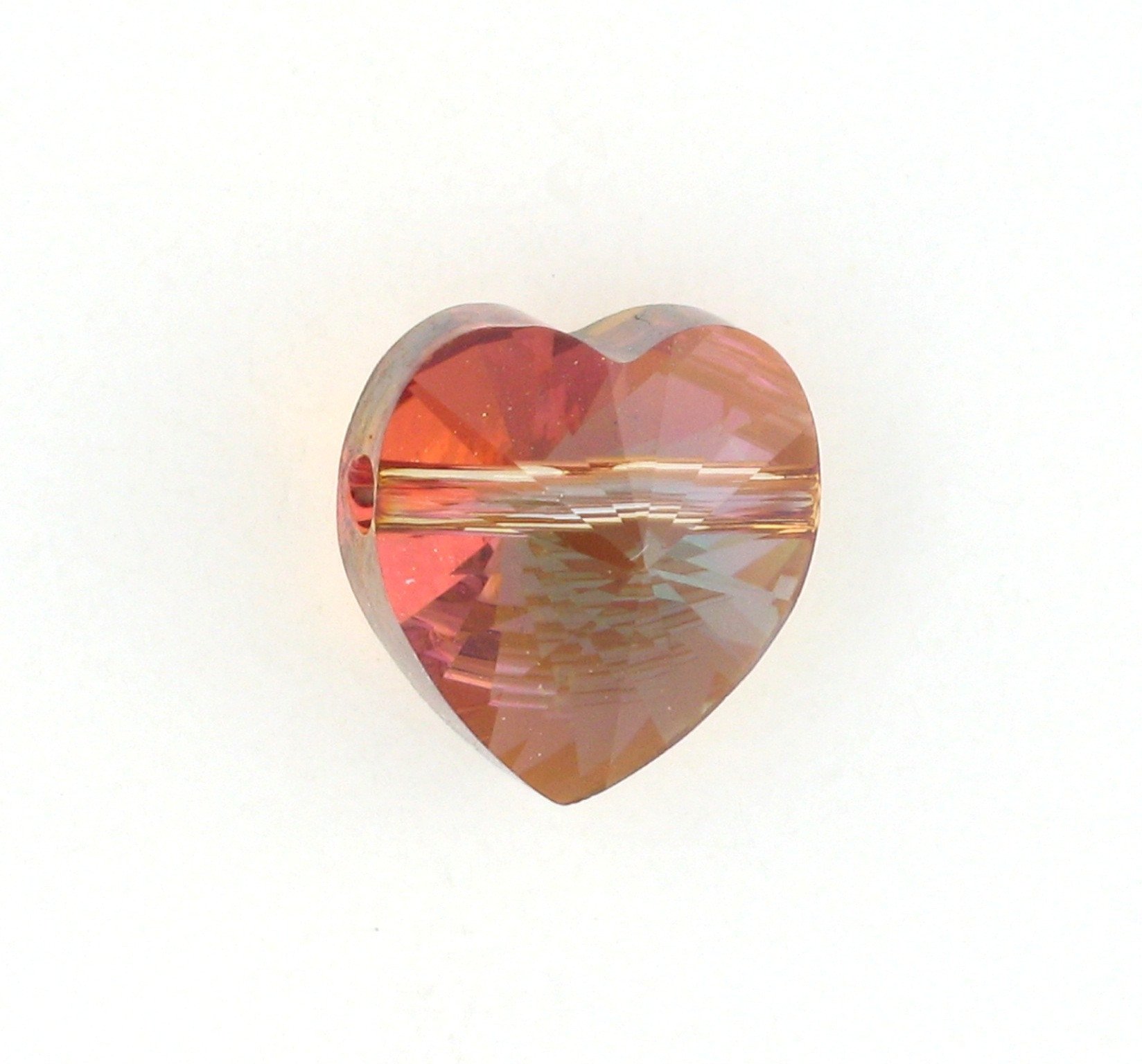 5742 - 14mm Swarovski Crystal Heart Bead - Copper 5742 - 14mm Swarovski Crystal Heart Bead - Copper