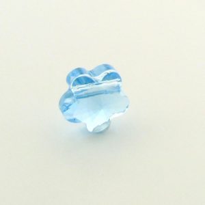 5744 - 8mm Swarovski Crystal Flower Bead - Aquamarine 5744 - 8mm Swarovski Crystal Flower Bead - Aquamarine