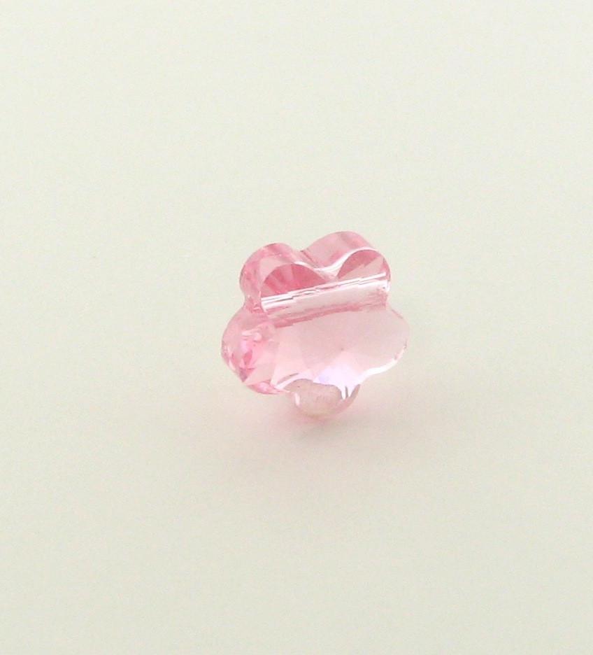 5744 - 8mm Swarovski Crystal Flower Bead - Light Rose 5744 - 8mm Swarovski Crystal Flower Bead - Light Rose
