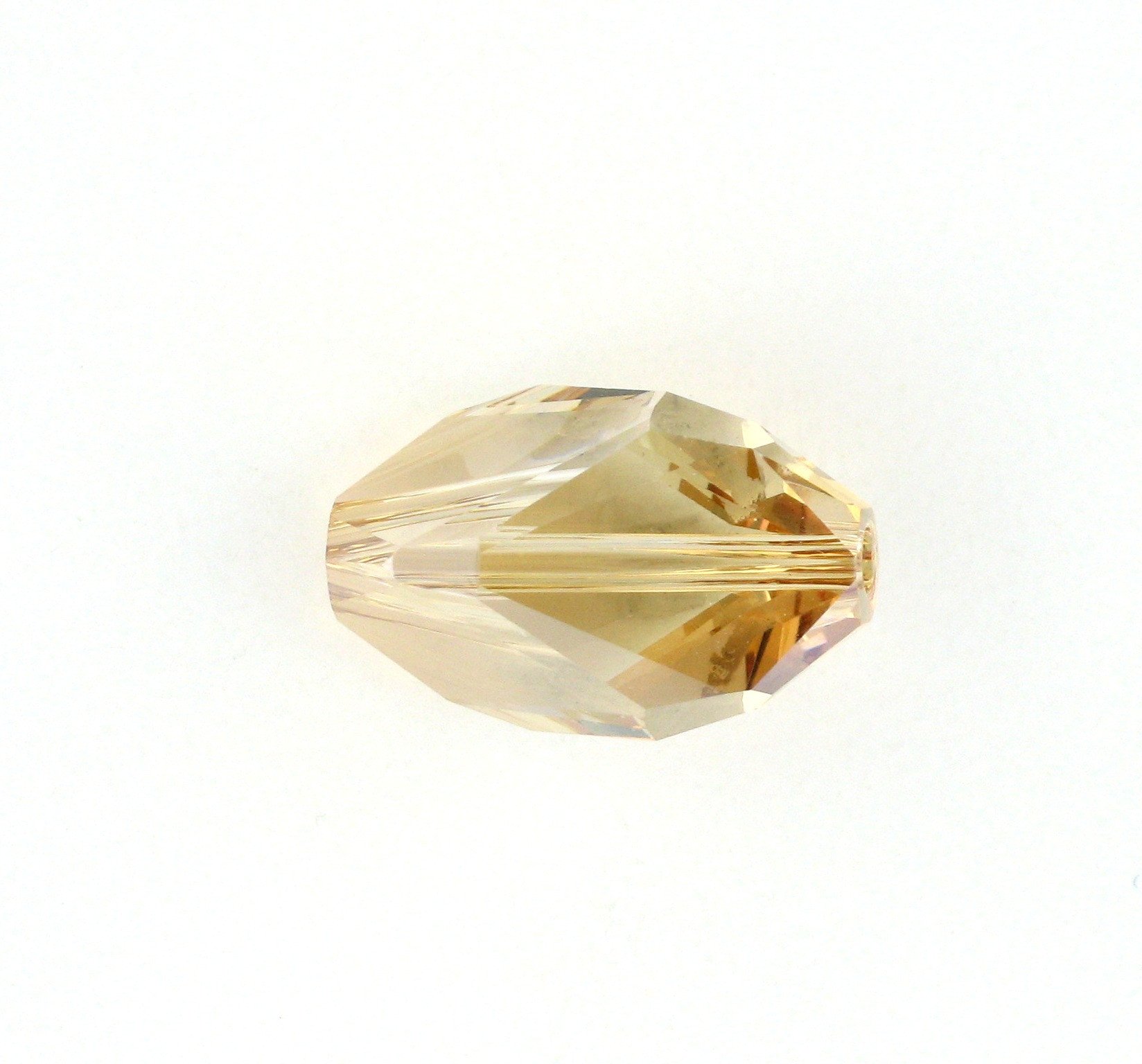 5650 - 12x8mm Swarovski Cubist Crystal Bead - Golden Shadow 5650 - 12x8mm Swarovski Cubist Crystal Bead - Golden Shadow