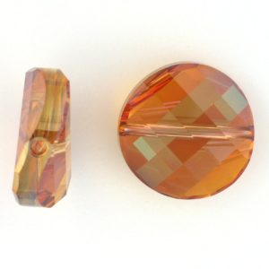 5621 - 14mm Swarovski Twist Crystal Bead - Copper 5621 - 14mm Swarovski Twist Crystal Bead - Copper