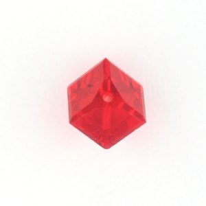 5600 - 4mm Swarovski Diagonal Square Bead - Light Siam 5600 - 4mm Swarovski Diagonal Square Bead - Light Siam