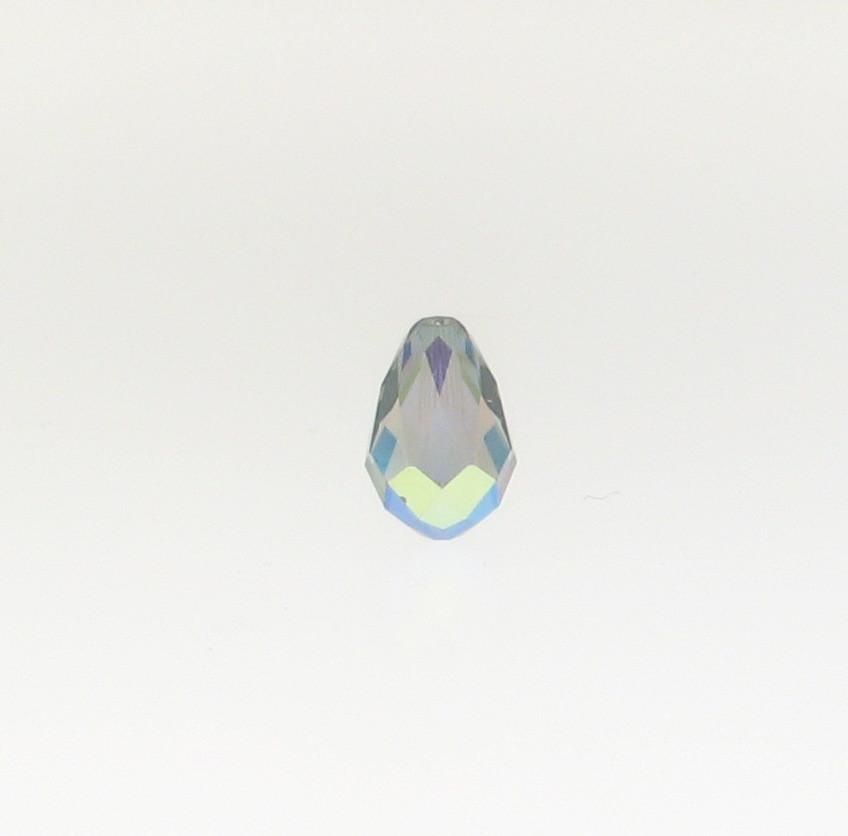 5500 - 9x6mm Swarovski Teardrop Bead - Black Diamond-AB 5500 - 9x6mm Swarovski Teardrop Bead - Black Diamond-AB