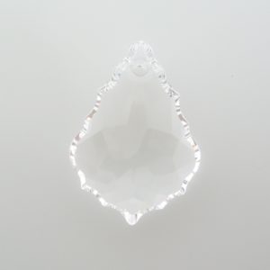 6091 - 38mm Swarovski Flat Baroque Pendant - Crystal 6091 - 38mm Swarovski Flat Baroque Pendant - Crystal