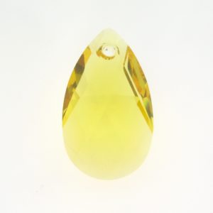 6106 - 16mm Swarovski Pear Shaped Pendant - Light Topaz 6106 - 16mm Swarovski Pear Shaped Pendant - Light Topaz