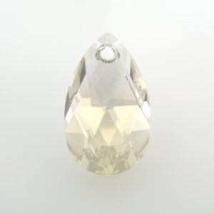 6106 - 22mm Swarovski Pear Shaped Pendant - Silver Shade 6106 - 22mm Swarovski Pear Shaped Pendant - Silver Shade