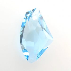 6656 - 19mm Swarovski Galactic Vertical Pendant - Aquamarine