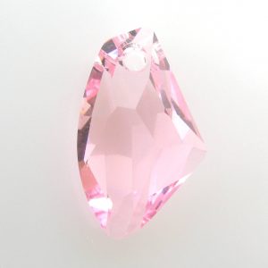 6656 - 27mm Swarovski Galactic Vertical Pendant - Light Rose